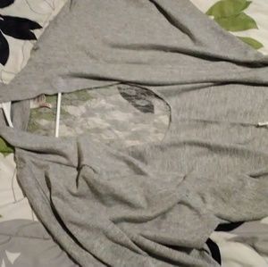 Grey pull over